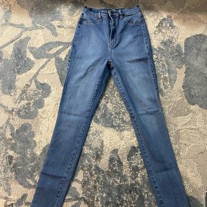 High rise jeans